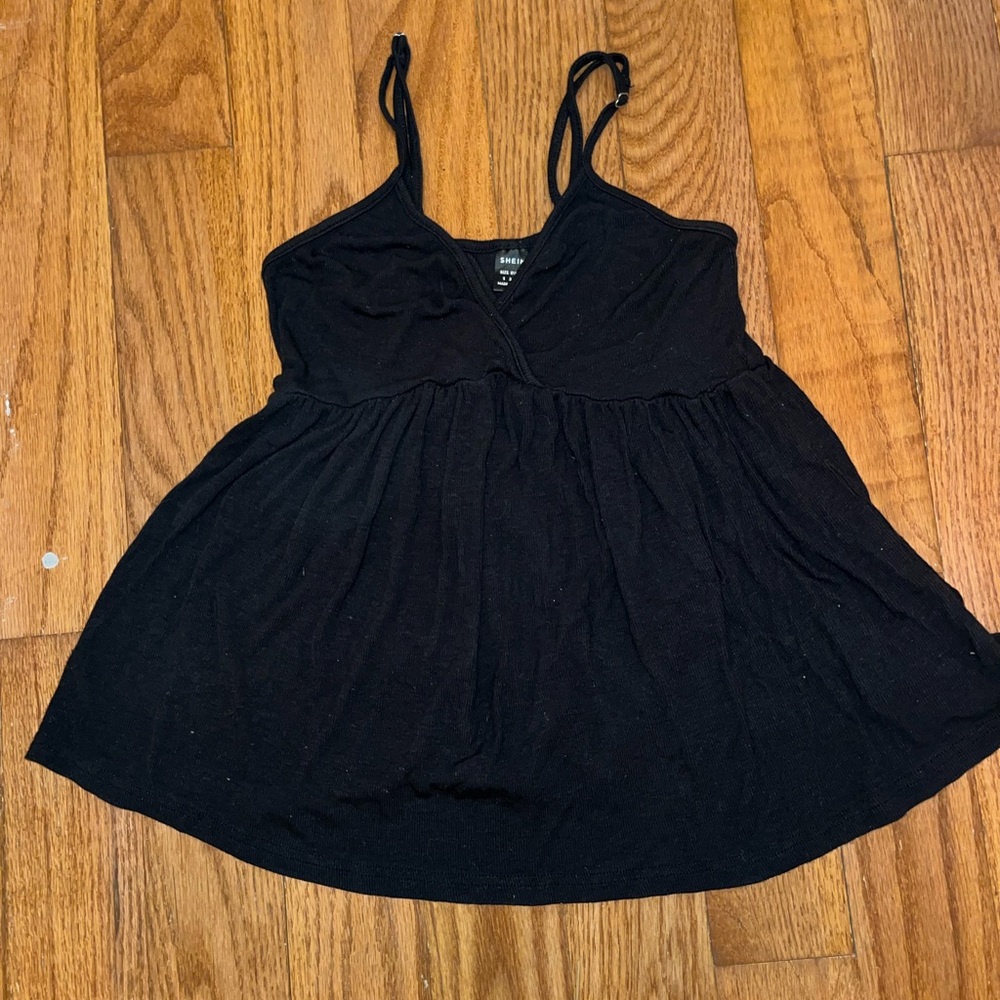 Peplum tank top